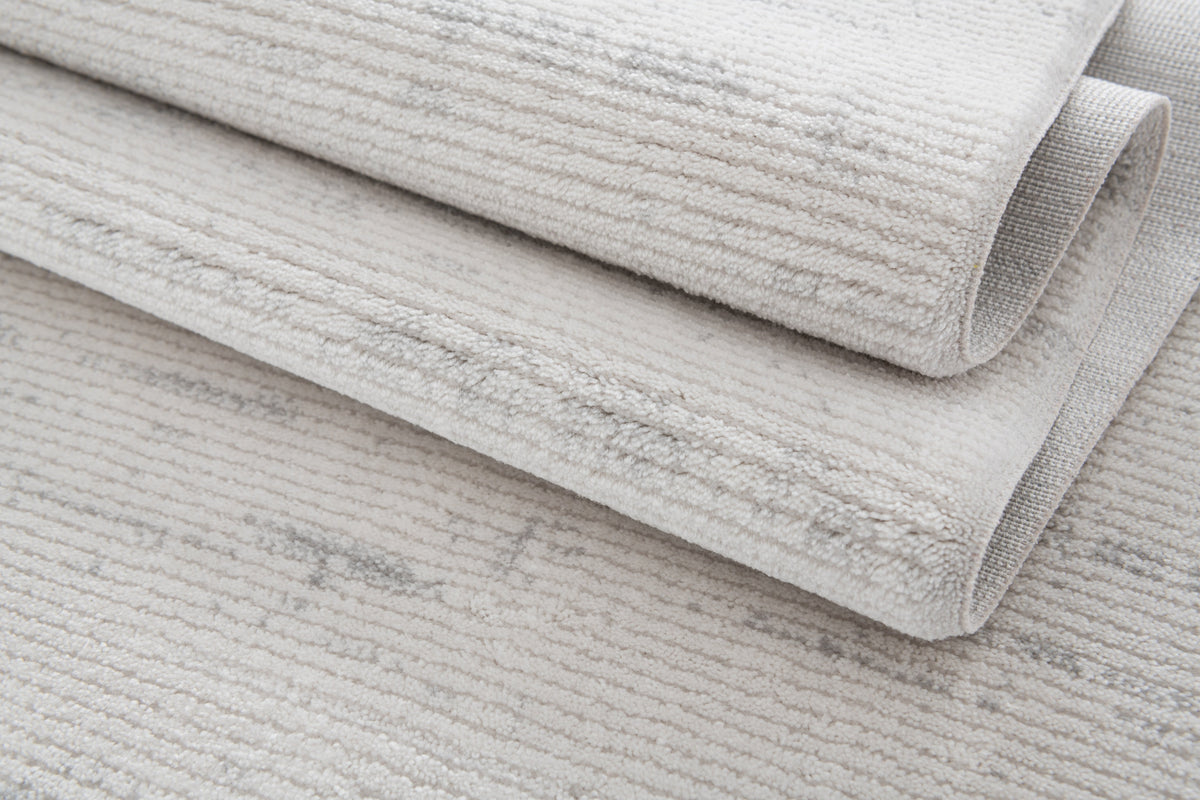 Rund Teppich Davos Linija in Grau von Hadorn™ - Lifestyle Image