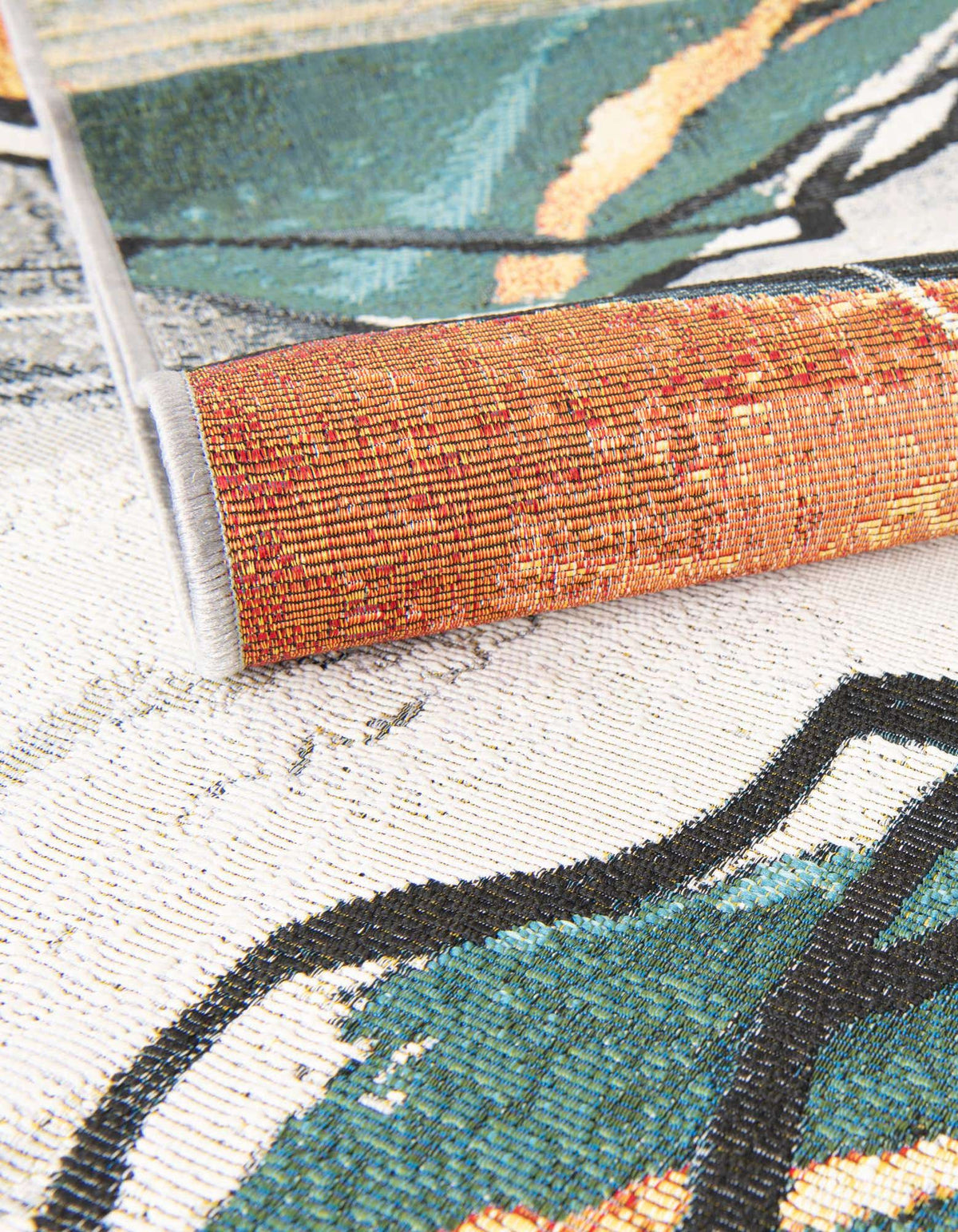 Rechteck Outdoor Teppich Outdoor Modern in Mehrfarbig von Hadorn™ - Lifestyle Image