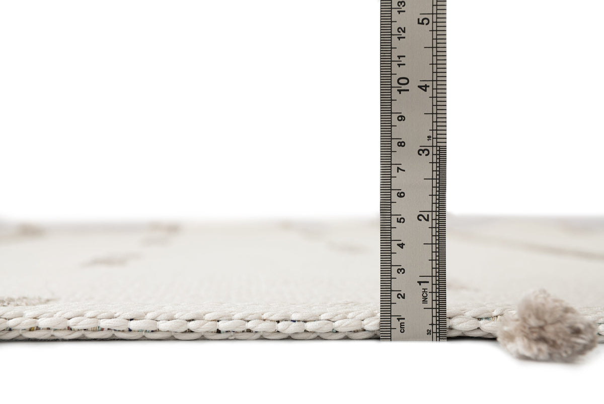 Läufer Teppich Juniper Boho in Weiss von Hadorn™ - Lifestyle Image