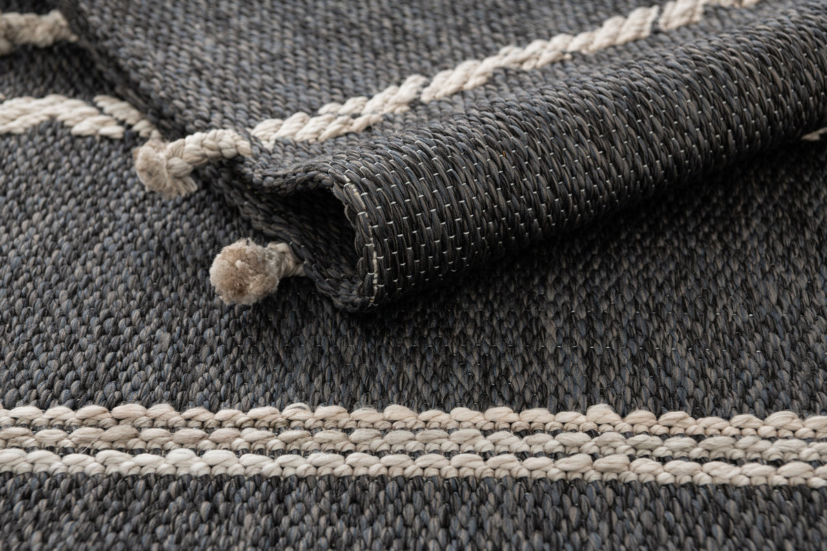 Läufer Teppich Juniper Lyn in Anthrazit von Hadorn™ - Lifestyle Image