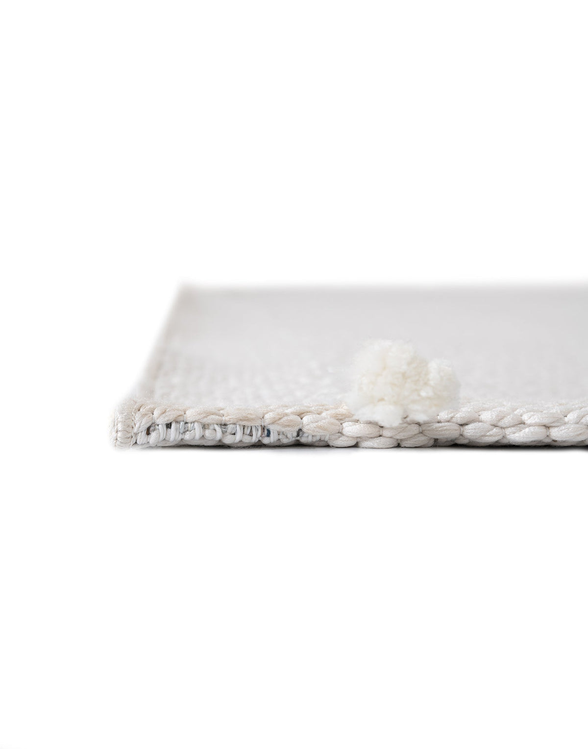 Läufer Teppich Juniper Solid in Weiss von Hadorn™ - Lifestyle Image