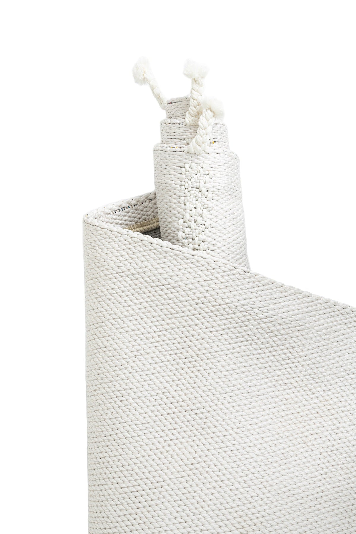 Läufer Teppich Juniper Solid in Weiss von Hadorn™ - Lifestyle Image