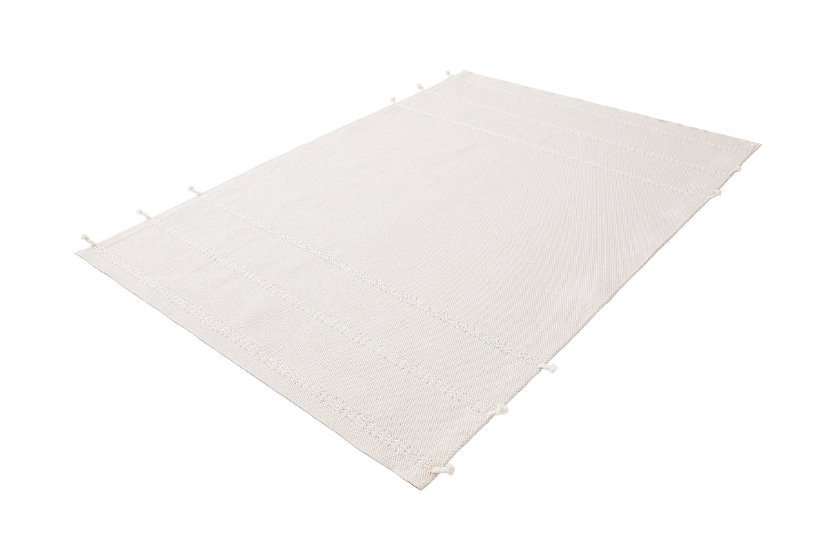 Läufer Teppich Juniper Solid in Weiss von Hadorn™ - Lifestyle Image