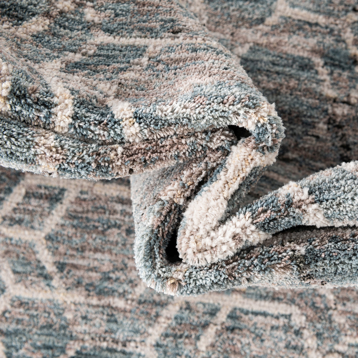 Läufer Teppich Zora Modern in Blau von Hadorn™ - Lifestyle Image