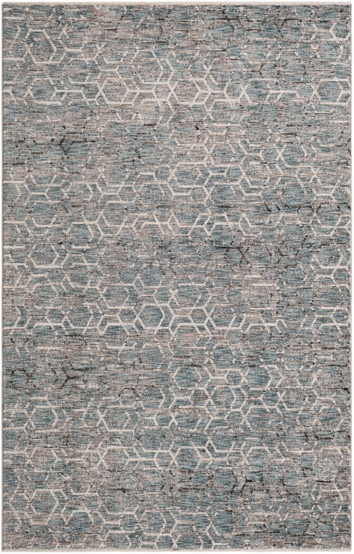 Rechteck Teppich Zora Modern in Blau von Hadorn™ - Lifestyle Image