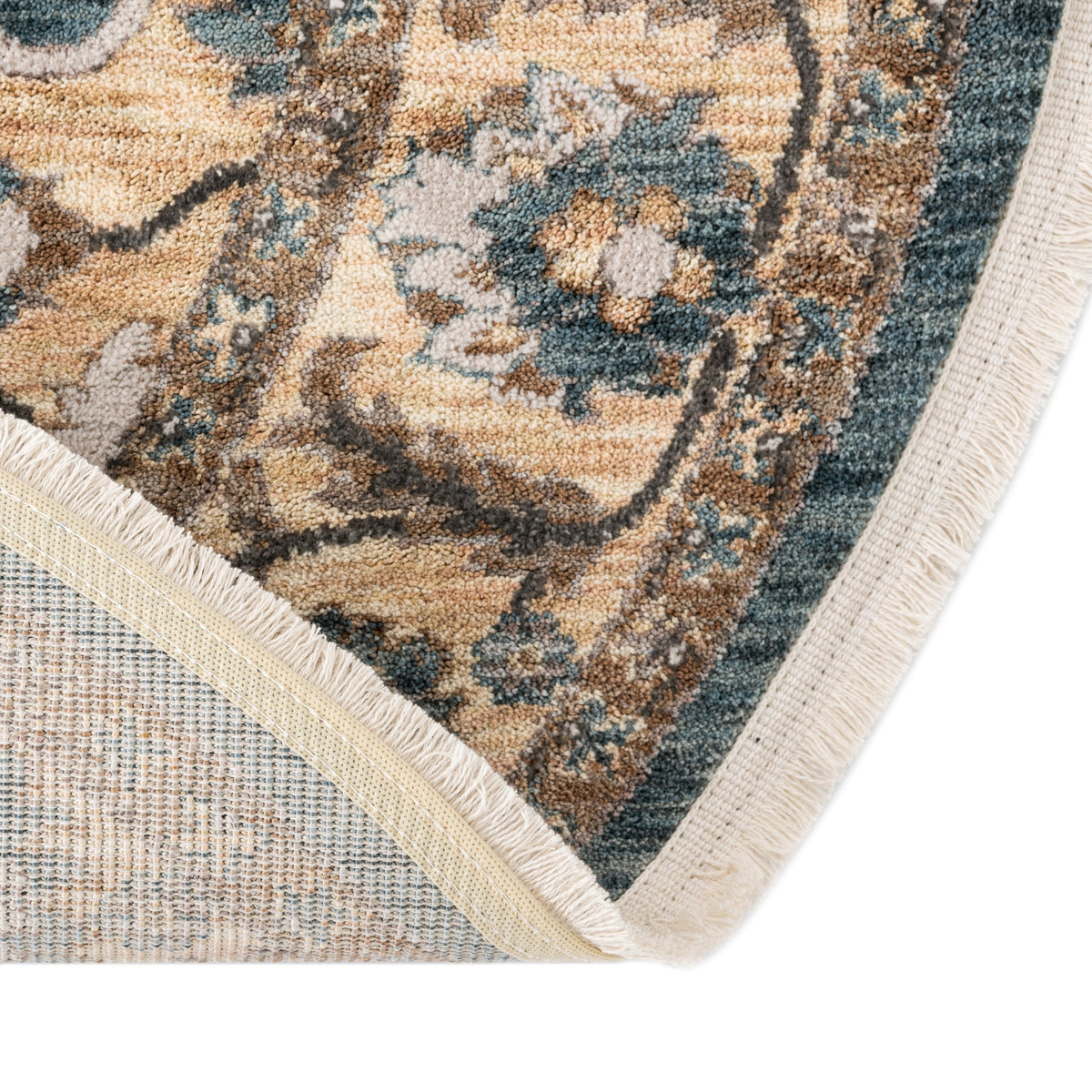 Oval Teppich Zora Classical in Blau von Hadorn™ - Lifestyle Image