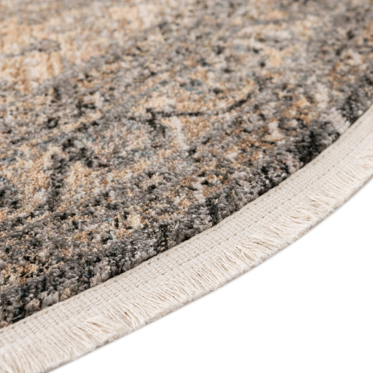 Oval Teppich Zora Classical in Grau von Hadorn™ - Lifestyle Image