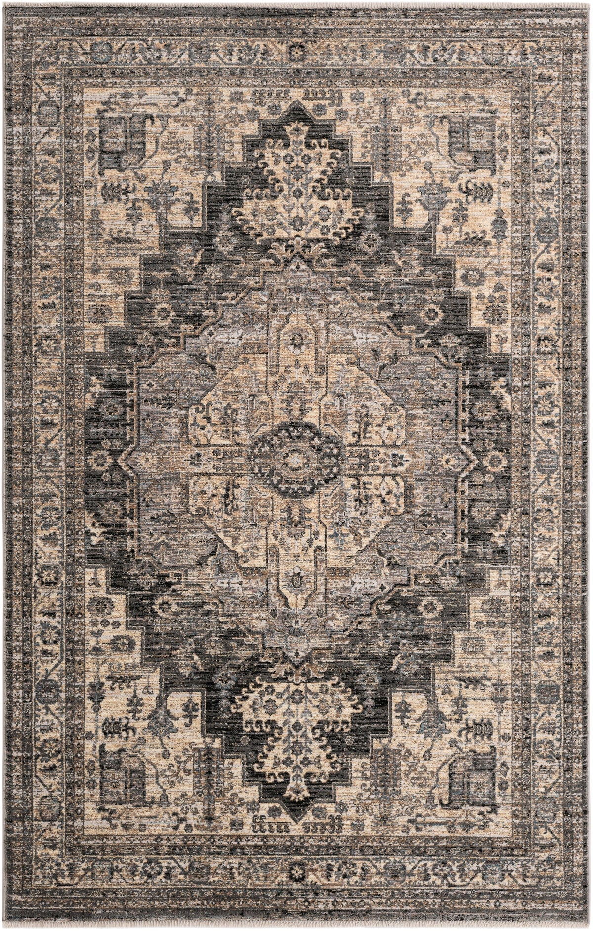 Rechteck Teppich Zora Classical in Grau von Hadorn™ - Lifestyle Image