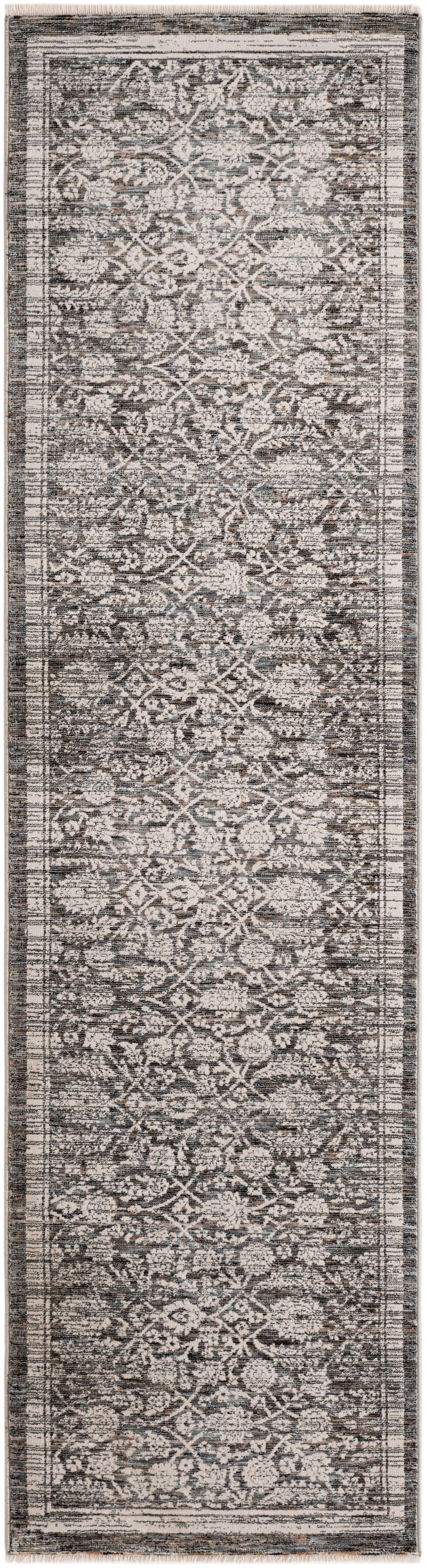 Läufer Teppich Zora Mosaic in Grau von Hadorn™ - Lifestyle Image