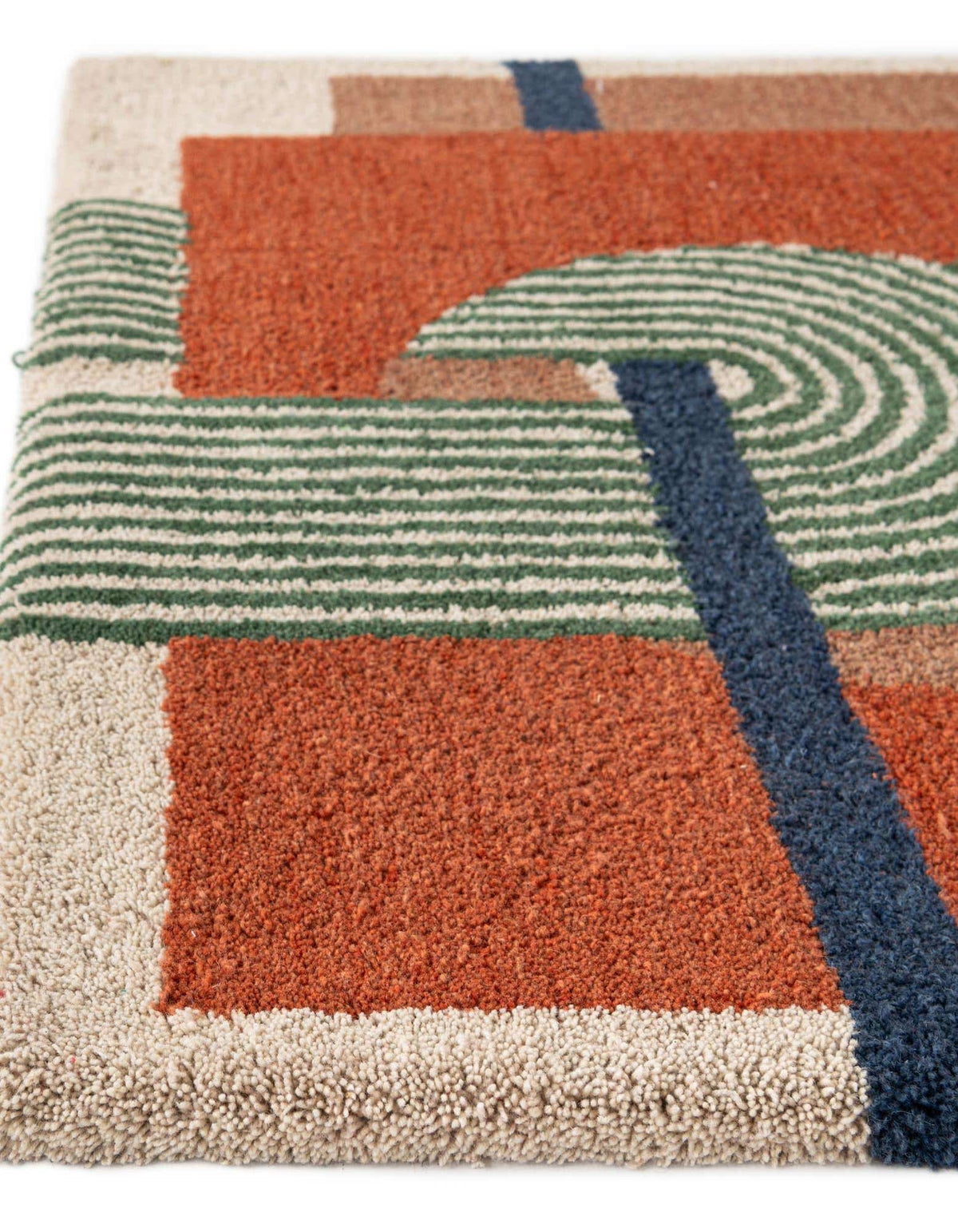 Läufer Teppich AI Handgetuftet in Orange von Hadorn™ - Lifestyle Image
