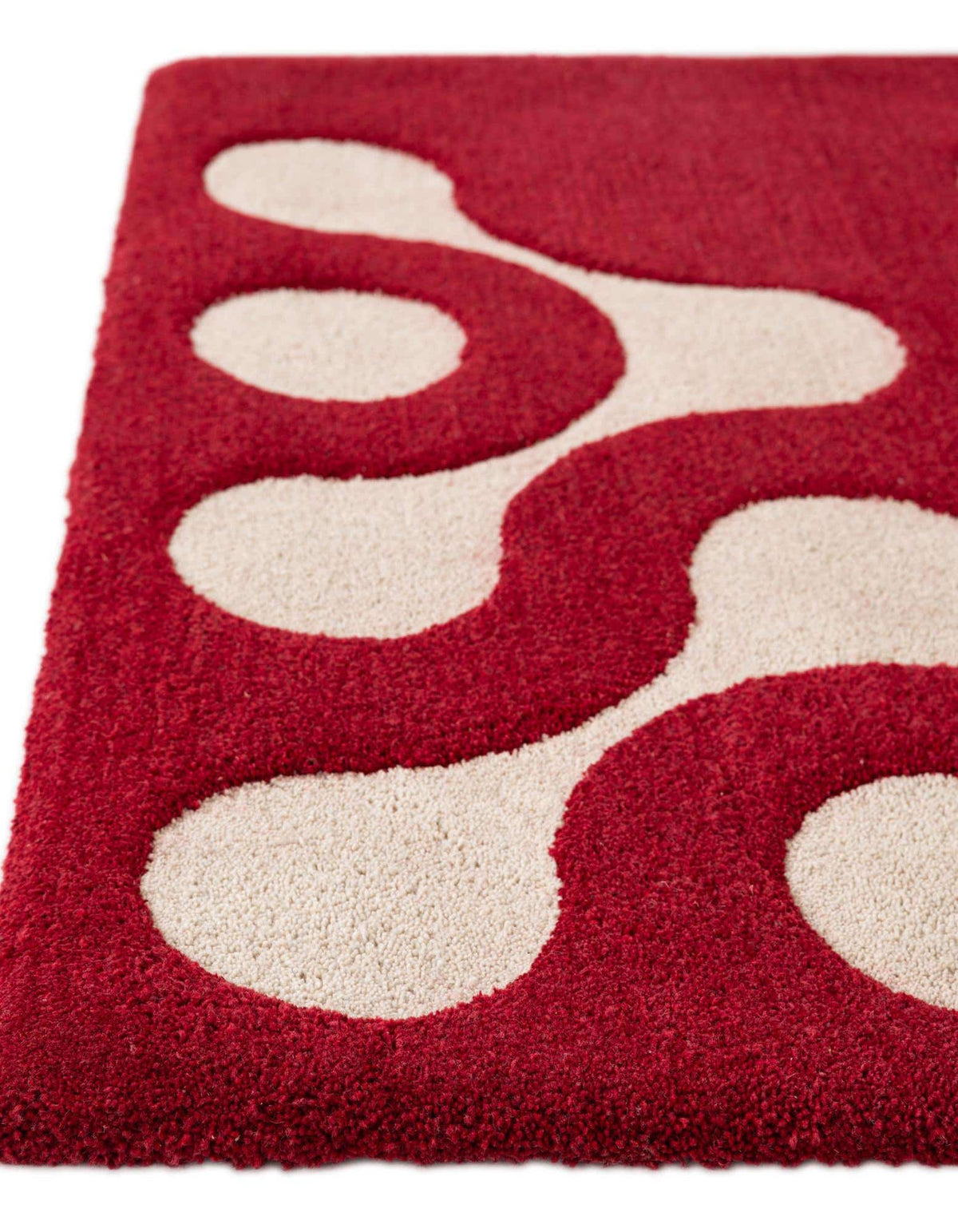 Läufer Teppich AI Handgetuftet in Rot von Hadorn™ - Lifestyle Image