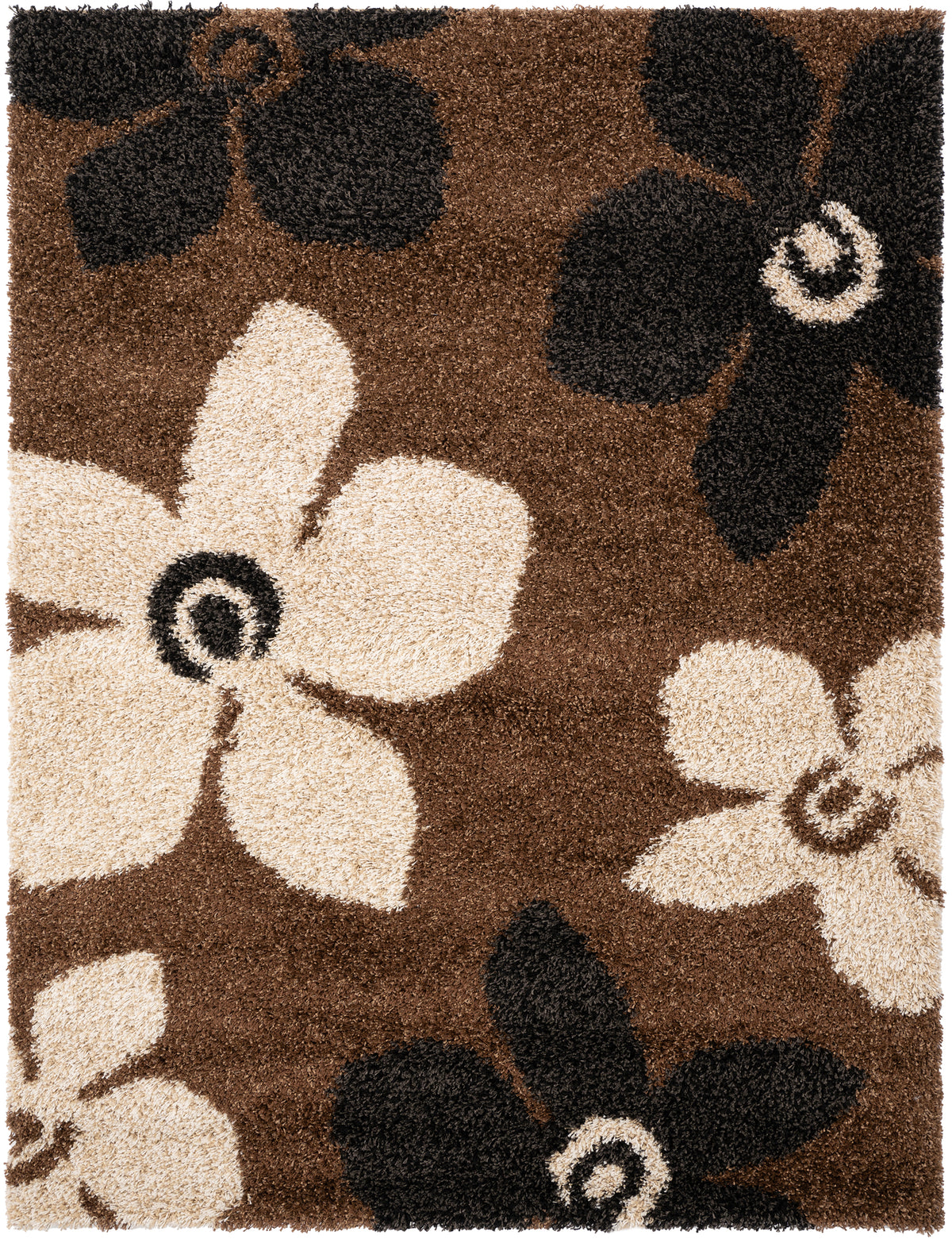 Rechteck Hochflorteppich Shaggy - Hadorn Limited Edition in Braun von Hadorn™ - Lifestyle Image