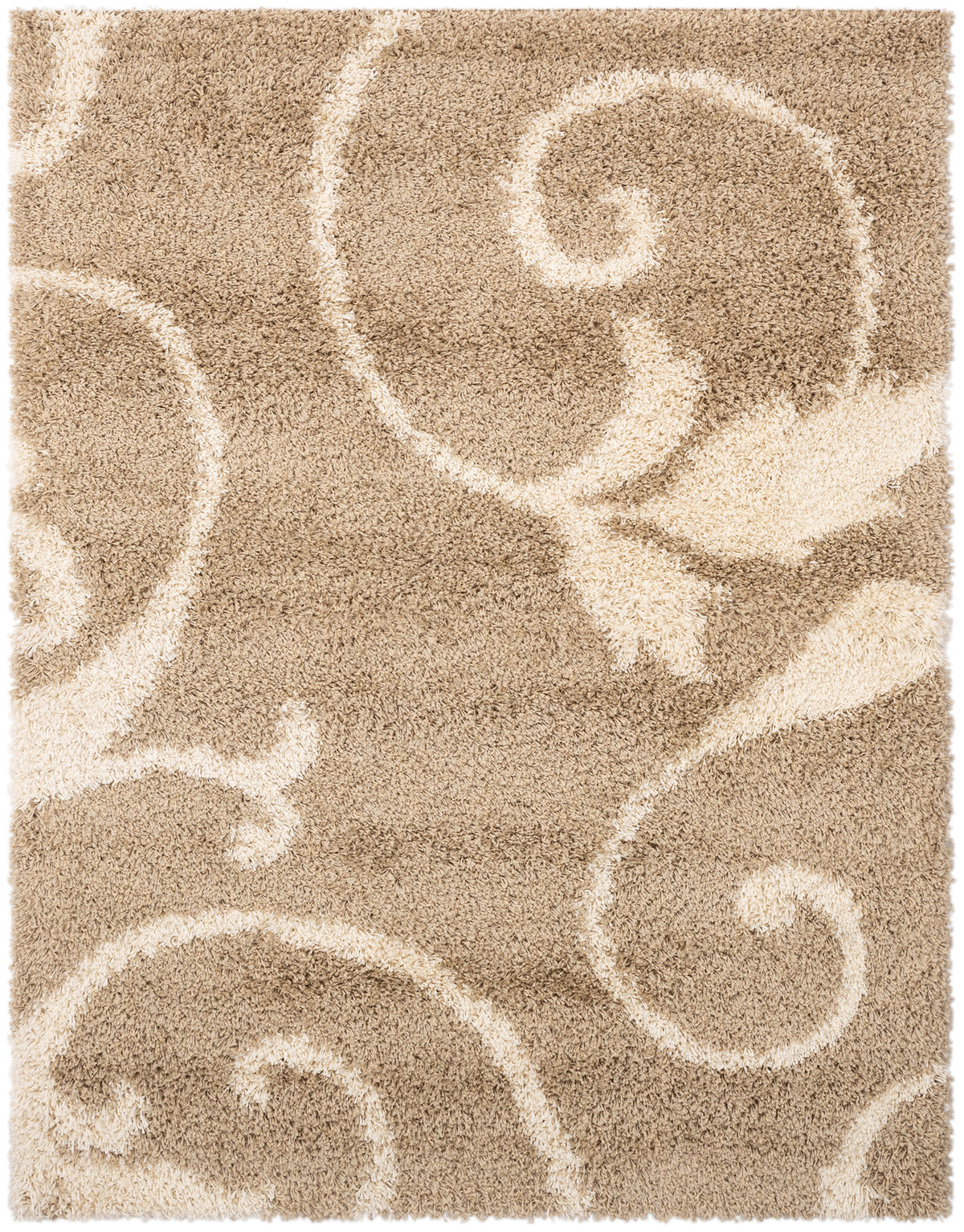 Rechteck Hochflorteppich Shaggy - Hadorn Limited Edition in Beige von Hadorn™ - Lifestyle Image