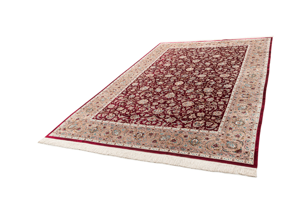 Rechteck Teppich Ghom Design in Rot von Hadorn™ - Lifestyle Image