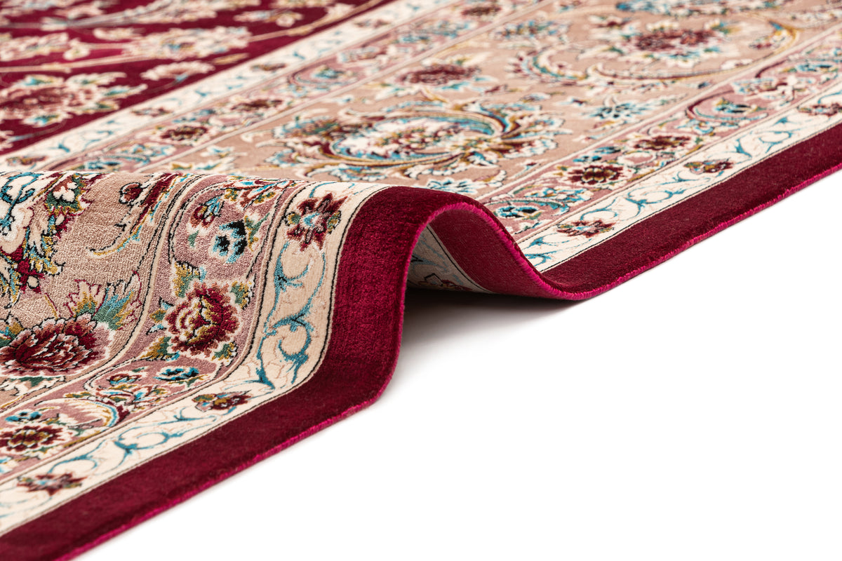 Rechteck Teppich Ghom Design in Rot von Hadorn™ - Lifestyle Image