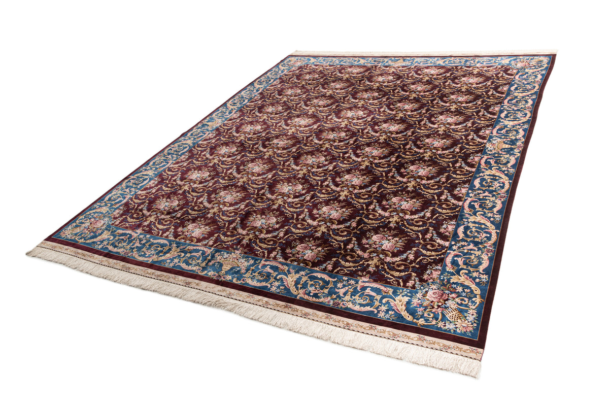 Rechteck Teppich Ghom Design in Rot von Hadorn™ - Lifestyle Image