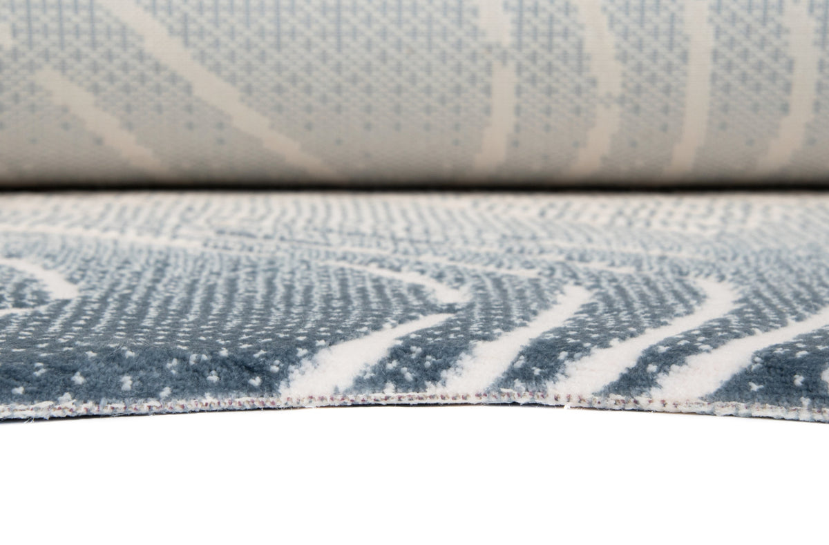Läufer Teppich Royal Wavy in Blau von Hadorn™ - Lifestyle Image