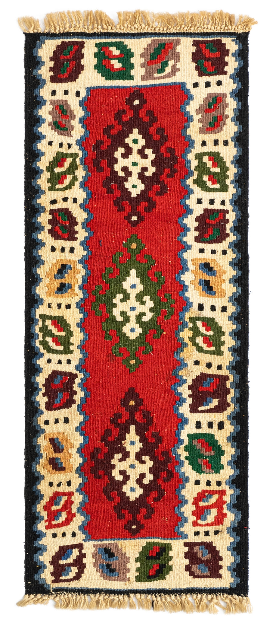 Wolle Persien Teppich Kelim Gashghai in Rot von Hadorn™ - Lifestyle Image
