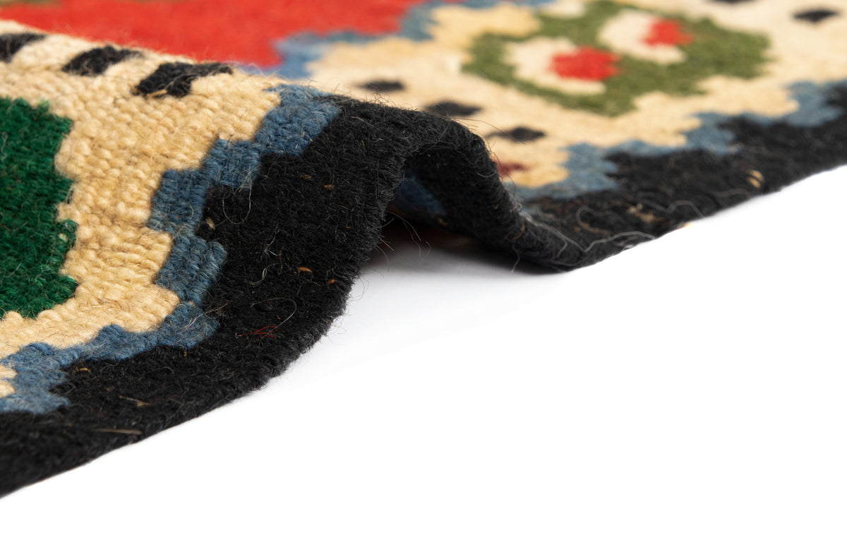 Wolle Persien Teppich Kelim Gashghai in Rot von Hadorn™ - Lifestyle Image