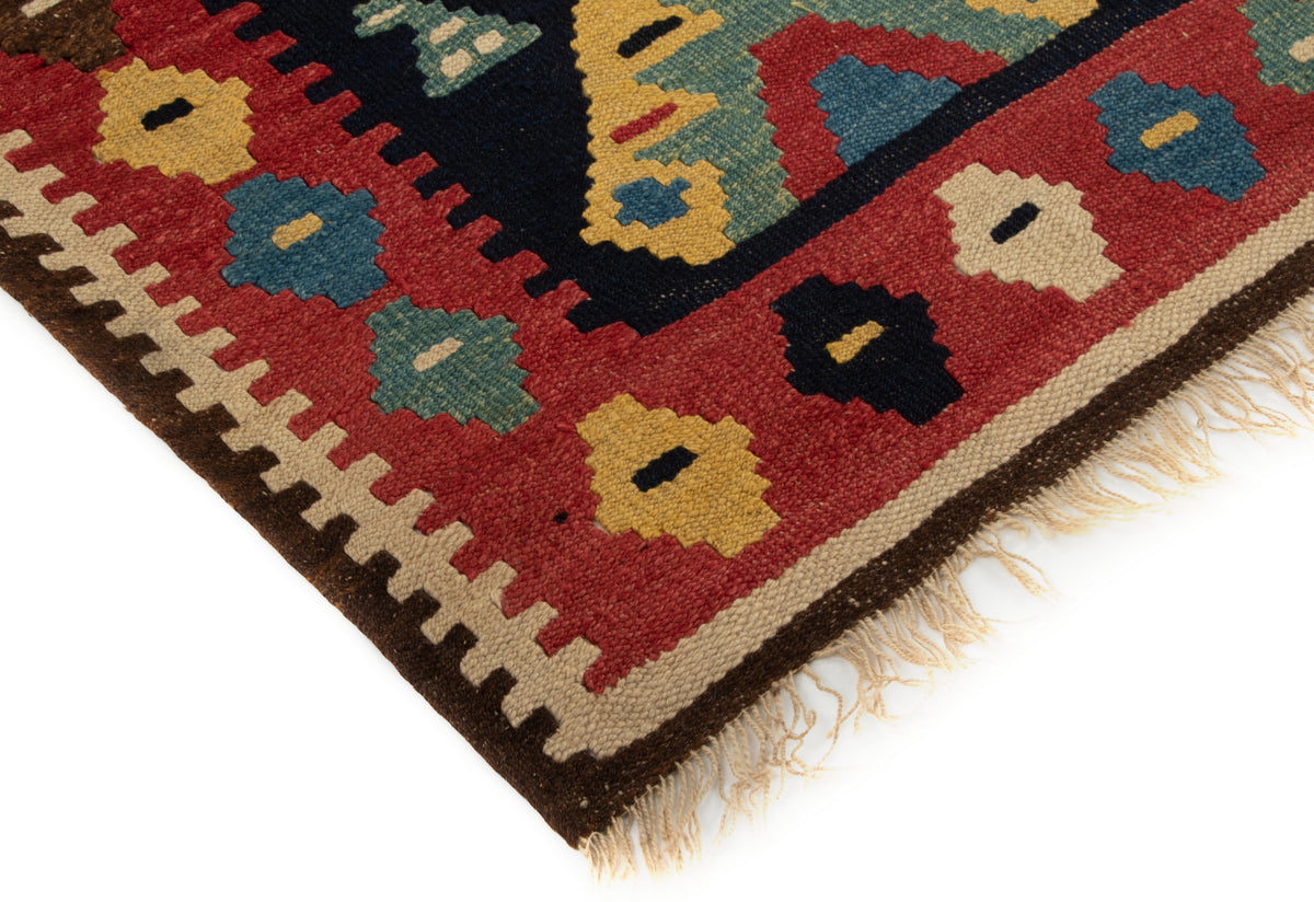 Wolle Persien Teppich Kelim in Beige von Hadorn™ - Lifestyle Image