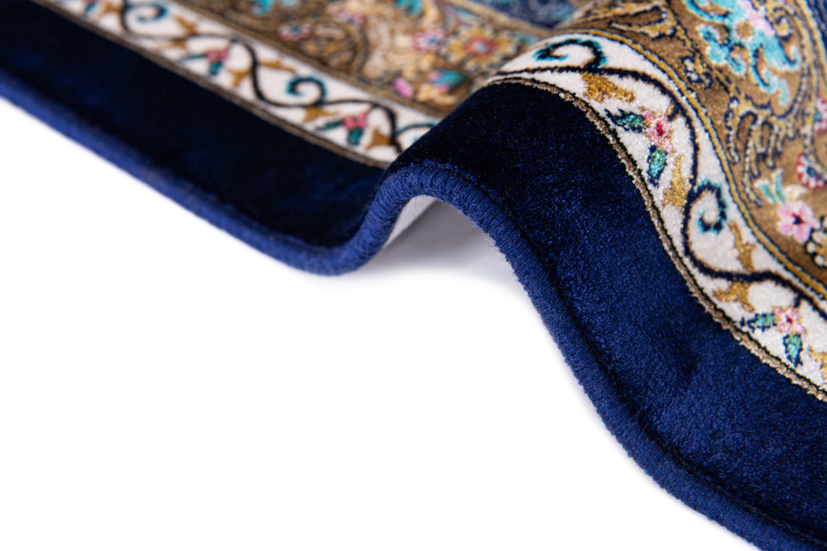 Rechteck Luxus Teppich Vidal Classic Edition in Blau von Hadorn™ - Lifestyle Image