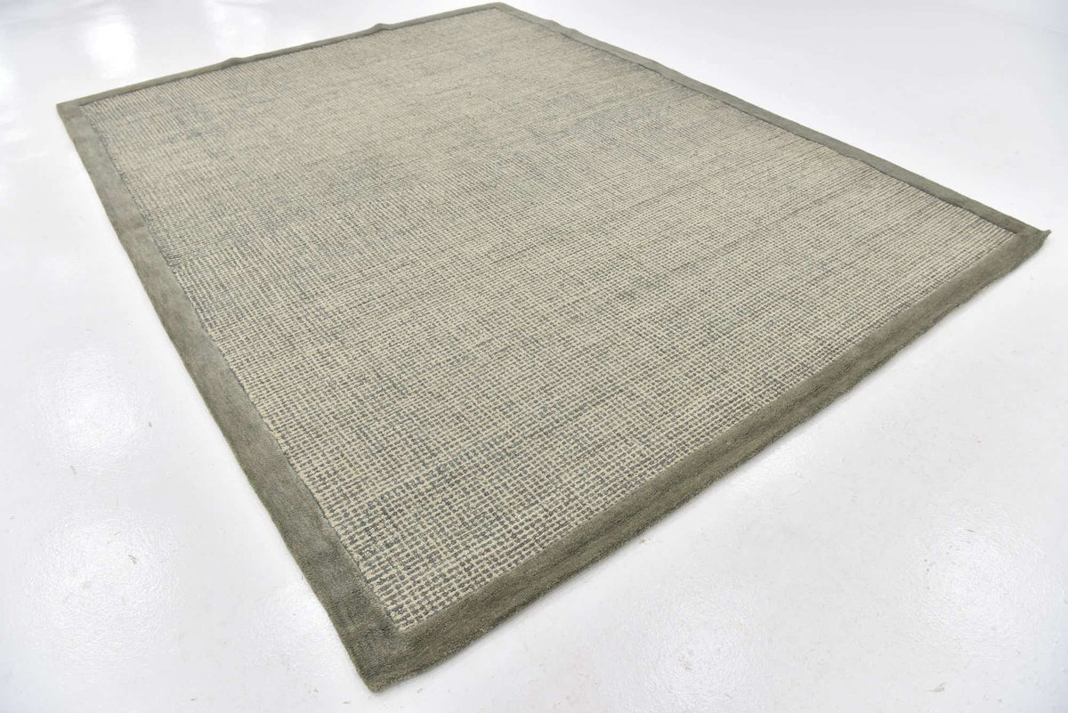 Wolle Teppich Luna in Olivgrün von Hadorn™ - Lifestyle Image