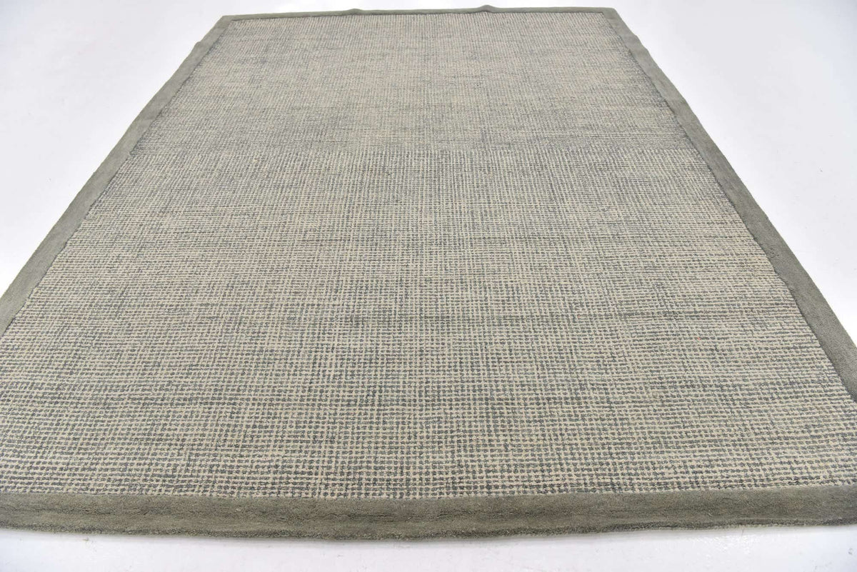 Wolle Teppich Luna in Olivgrün von Hadorn™ - Lifestyle Image