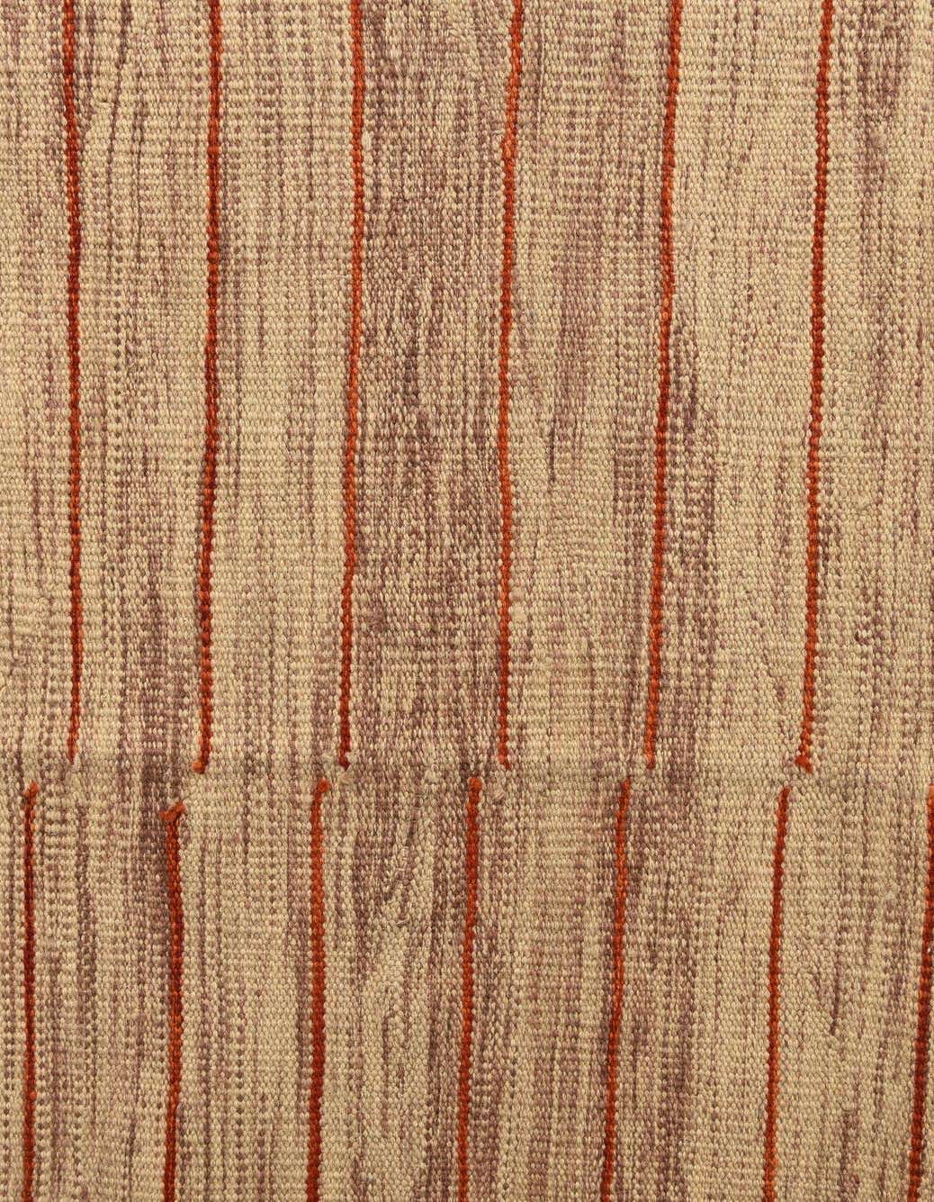Rechteck Handgeflochten Teppich Kelim Modern in Natürlich von Hadorn™ - Lifestyle Image