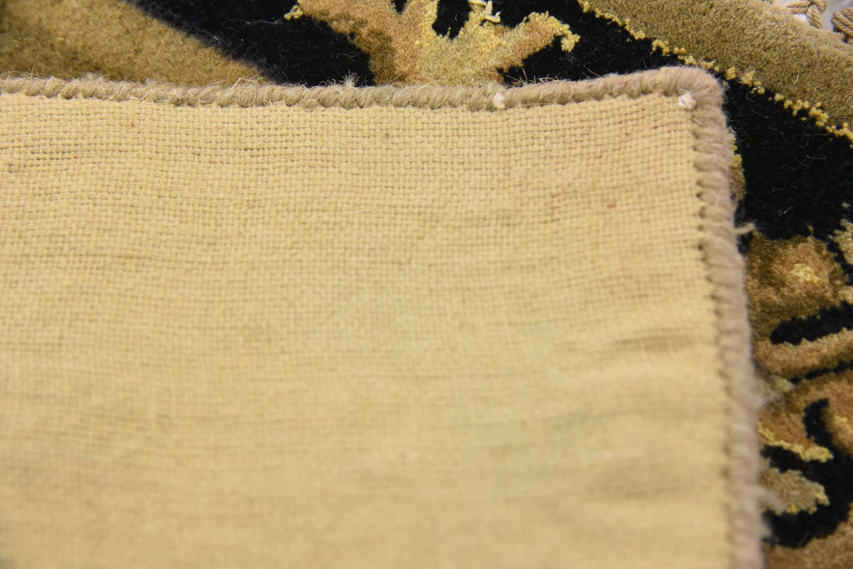 Wolle und Seide Teppich Tabriz Design in Grün von Hadorn™ - Lifestyle Image