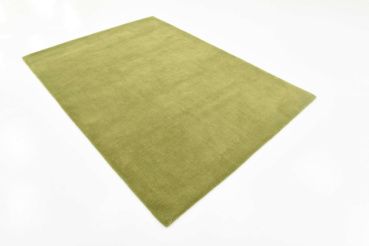 Wolle Teppich Gabbeh Design in Grün von Hadorn™ - Lifestyle Image