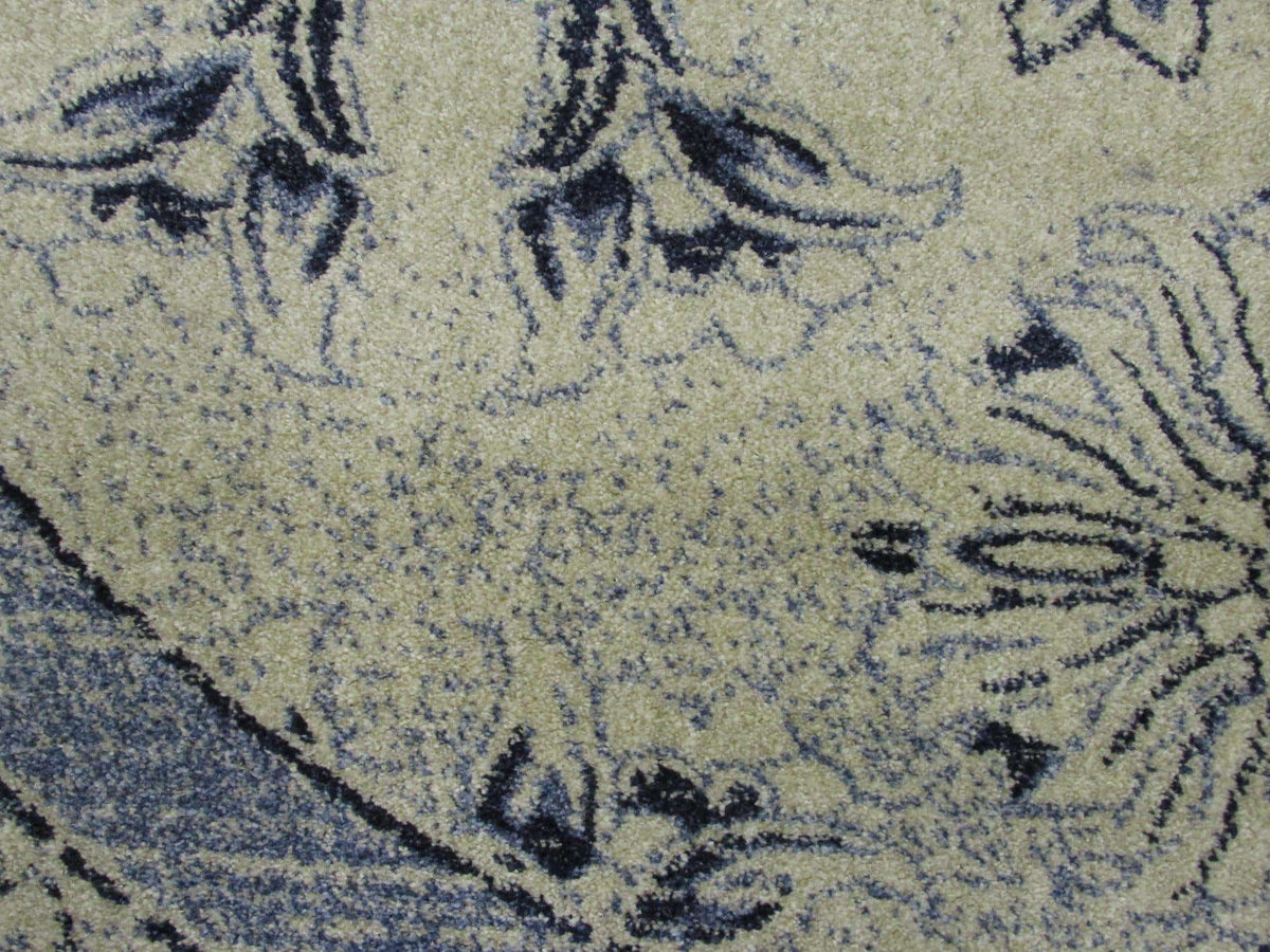 Rund Teppich Vista in Blau von Hadorn™ - Lifestyle Image