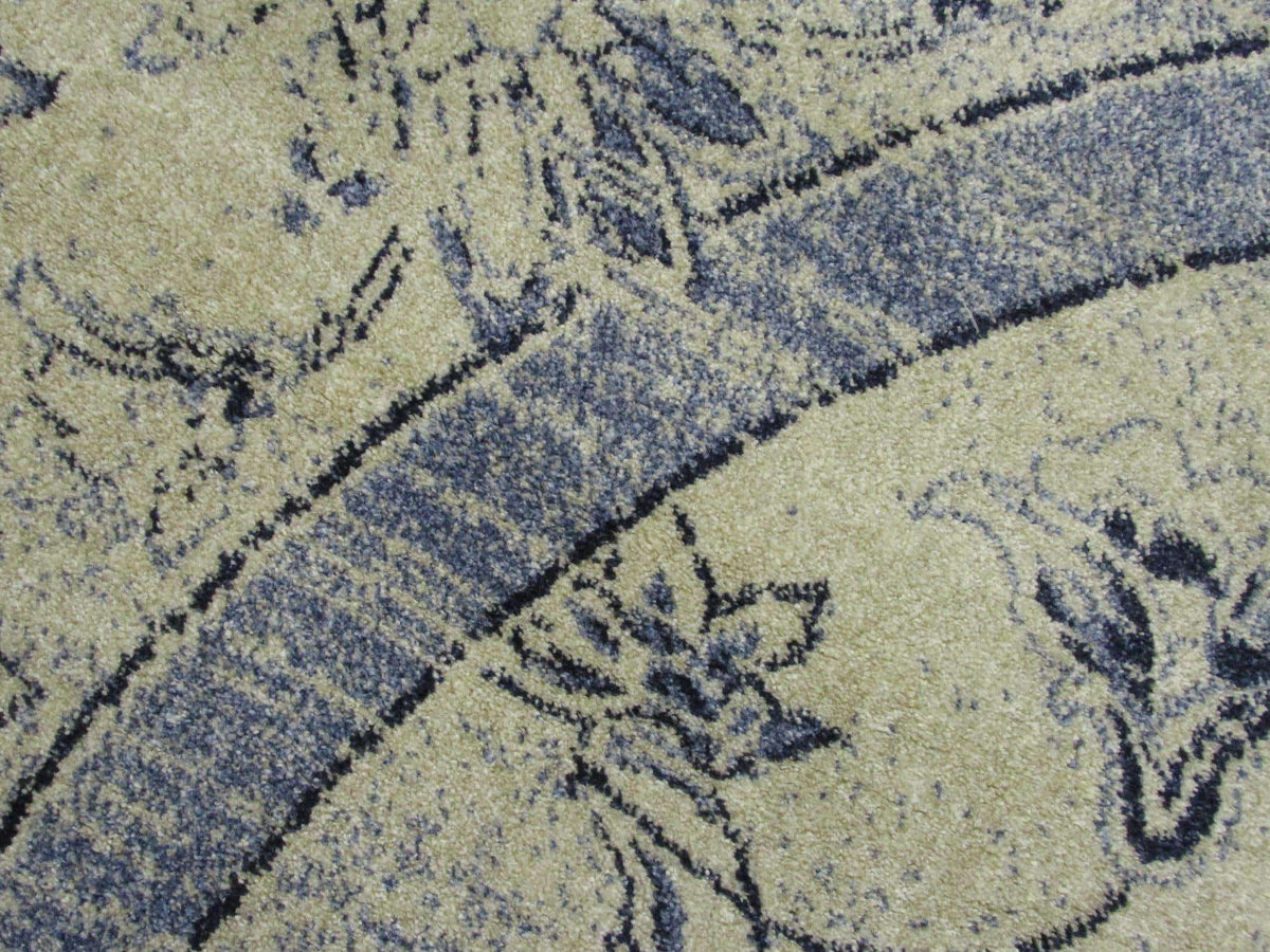Rund Teppich Vista in Blau von Hadorn™ - Lifestyle Image