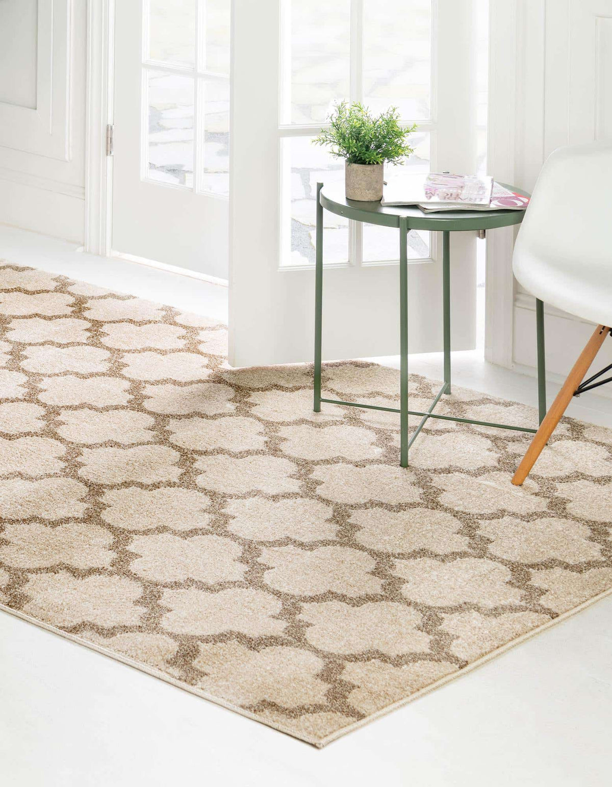 Rechteck Teppich Trellis in Beige von Hadorn™ - Lifestyle Image