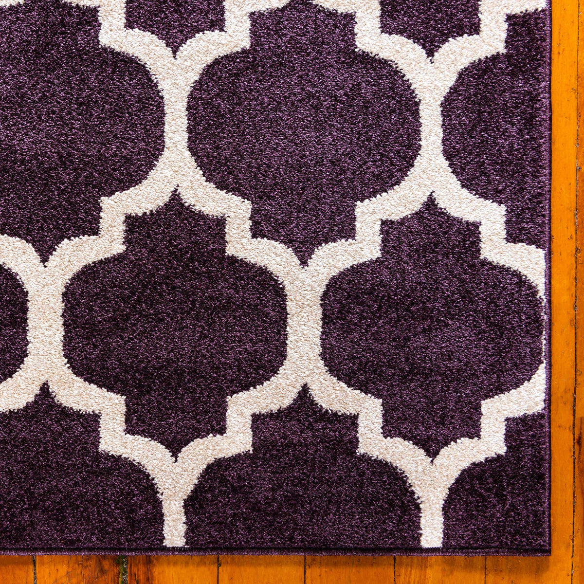 Rechteck Teppich Trellis in Lila von Hadorn™ - Lifestyle Image