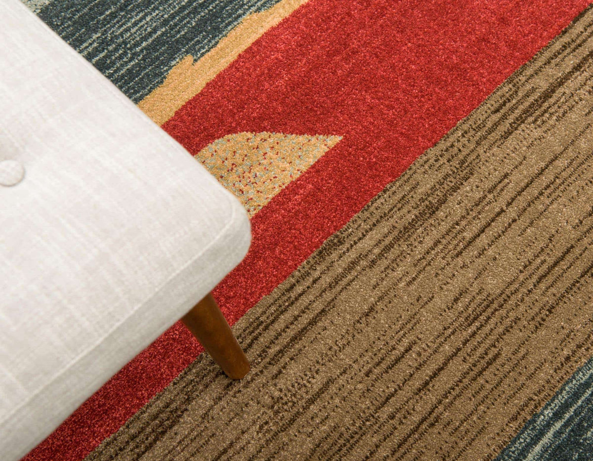 Rechteck Teppich Kashkuli Gabbeh in Blau von Hadorn™ - Lifestyle Image