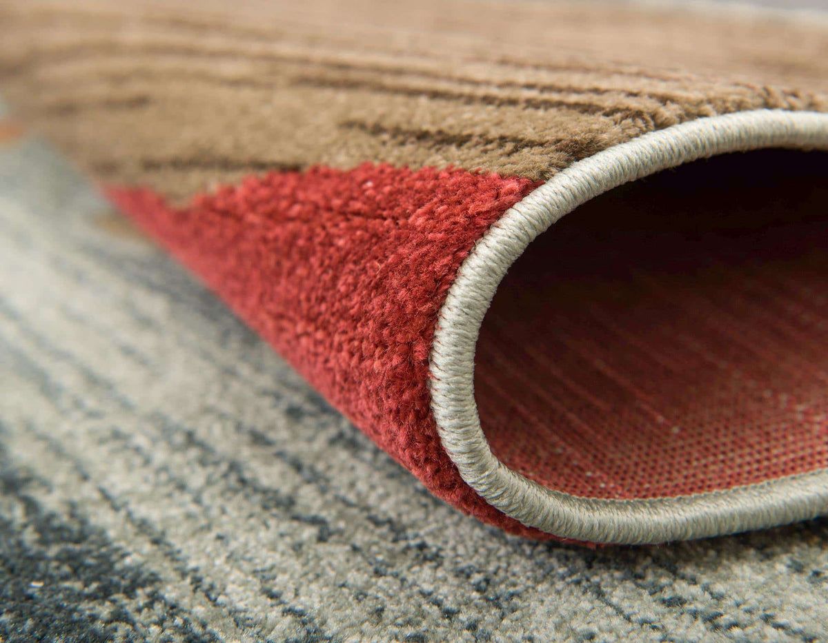 Rechteck Teppich Kashkuli Gabbeh in Blau von Hadorn™ - Lifestyle Image