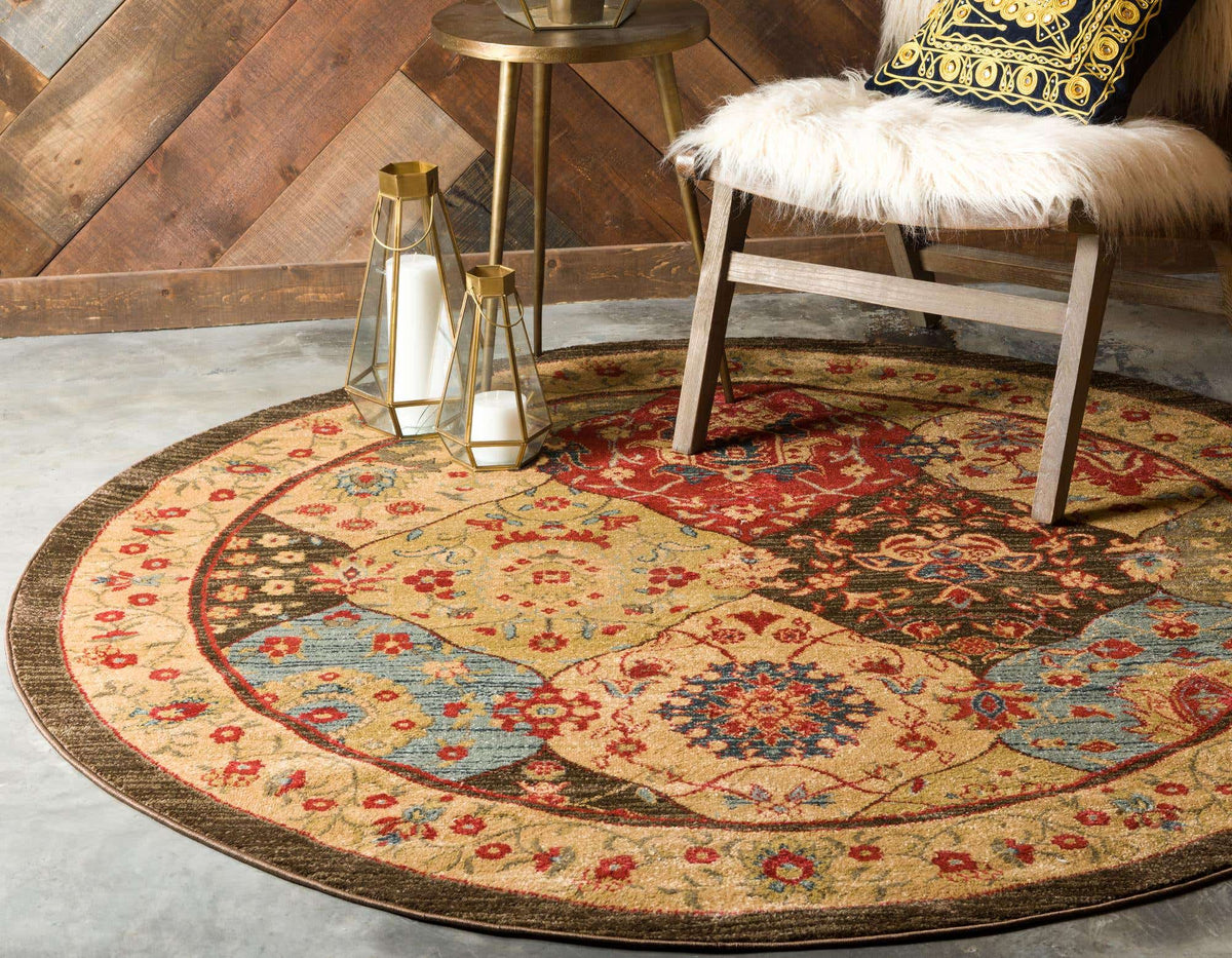 Rund Teppich Kensington in Mehrfarbig von Hadorn™ - Lifestyle Image