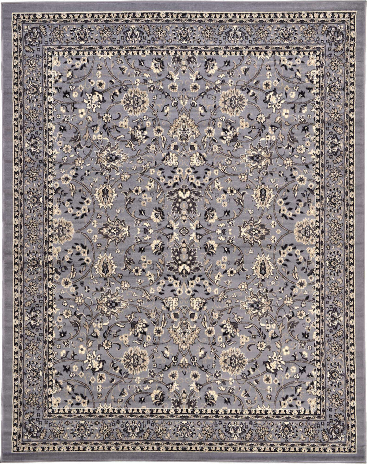 Rechteck Teppich Kashan Design in Grau von Hadorn™ - Lifestyle Image