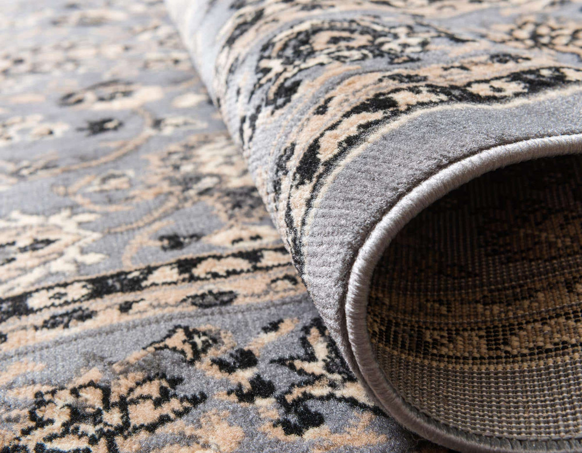 Rechteck Teppich Kashan Design in Grau von Hadorn™ - Lifestyle Image