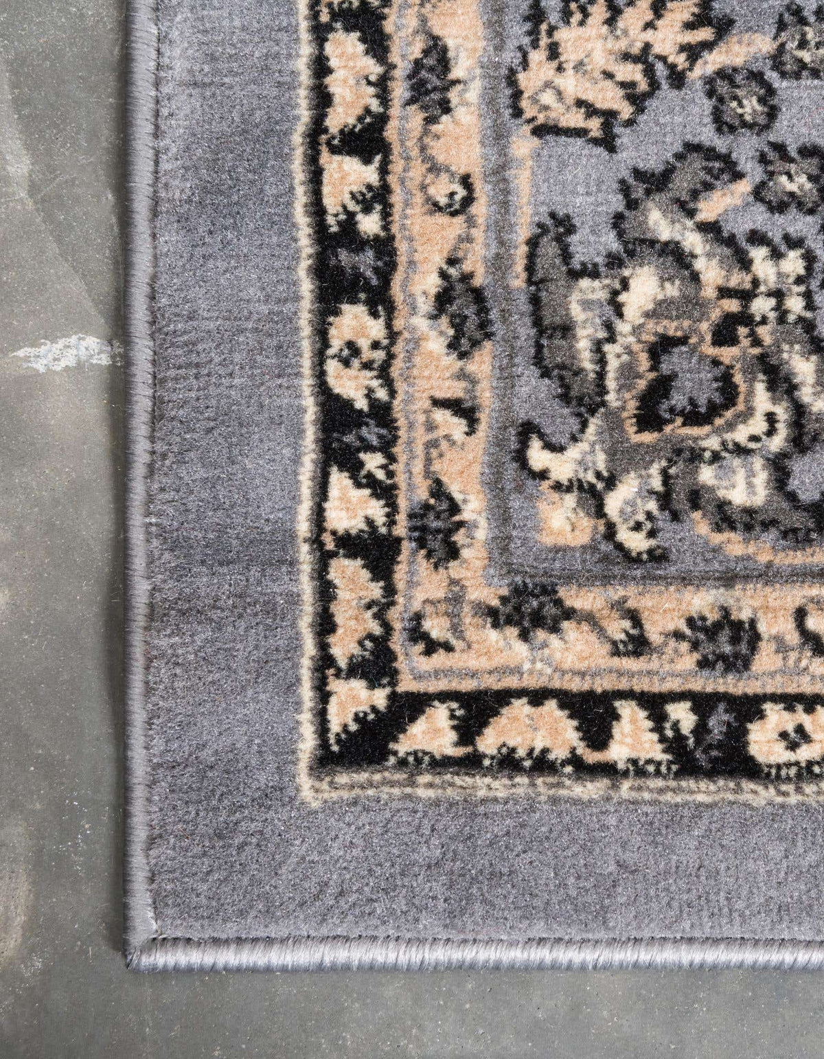 Rechteck Teppich Kashan Design in Grau von Hadorn™ - Lifestyle Image
