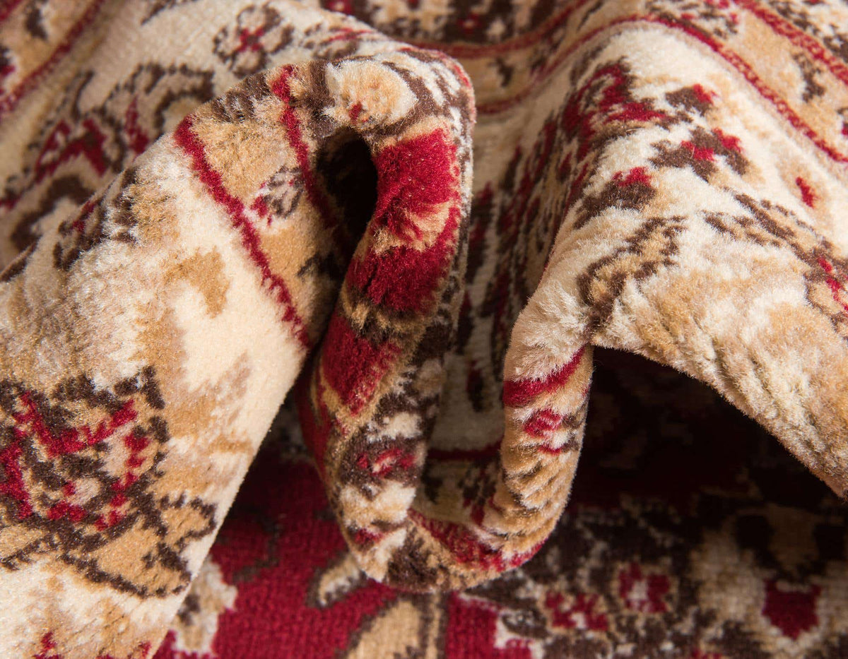 Rechteck Teppich Kashan Design in Rot von Hadorn™ - Lifestyle Image