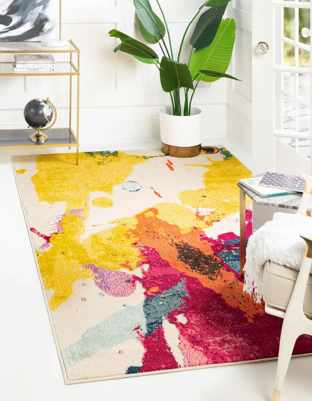 Rechteck Teppich Casablanca in Beige von Hadorn™ - Lifestyle Image