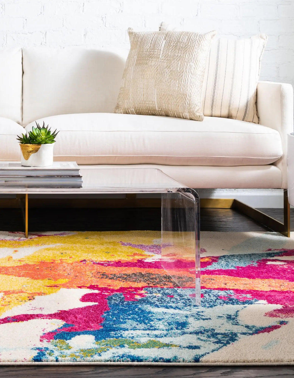 Rechteck Teppich Casablanca in Beige von Hadorn™ - Lifestyle Image