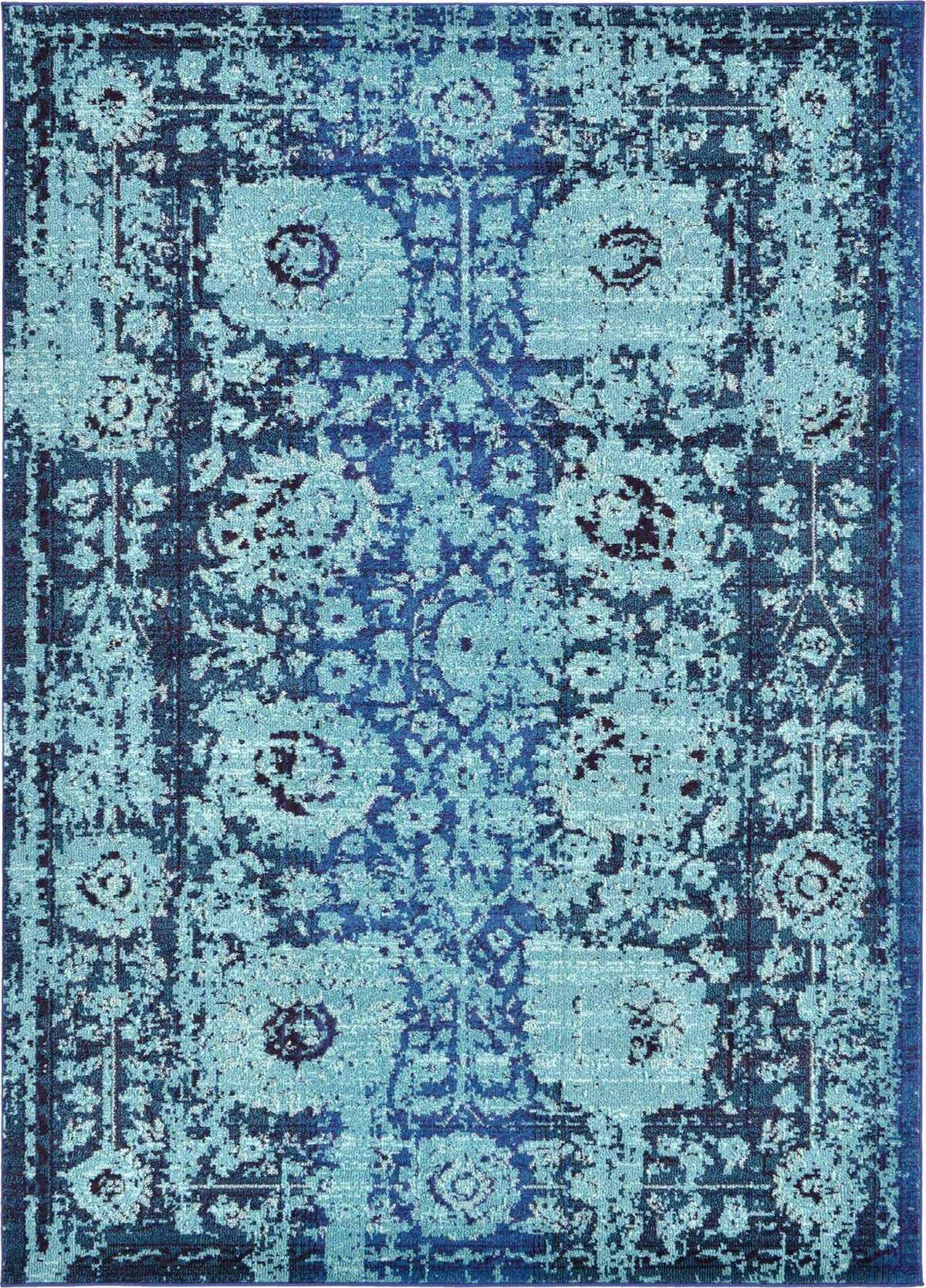 Rechteck Teppich Palazzo in Blau von Hadorn™ - Lifestyle Image