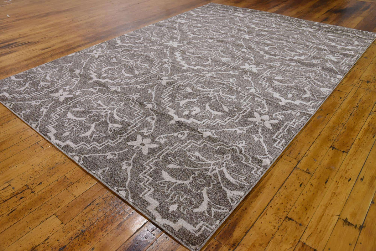 Rechteck Teppich Damask in Hellbraun von Hadorn™ - Lifestyle Image