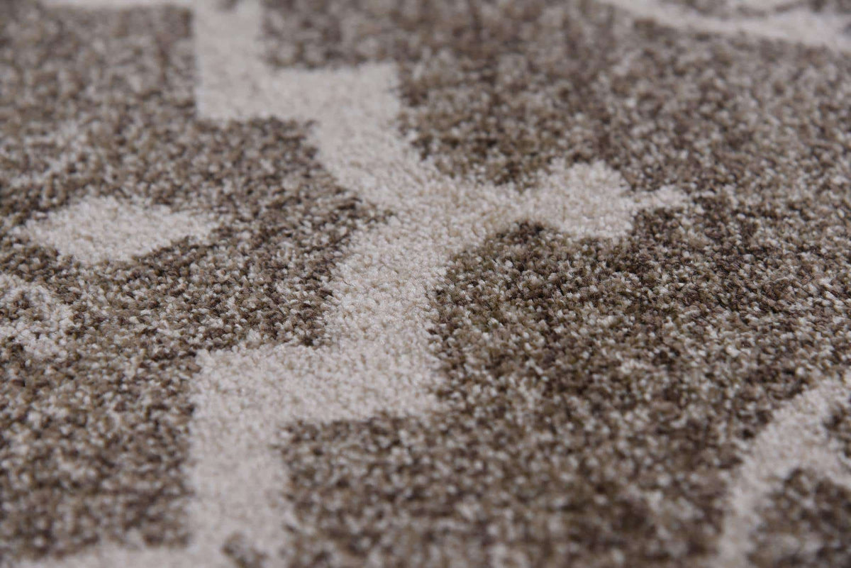 Rechteck Teppich Damask in Hellbraun von Hadorn™ - Lifestyle Image
