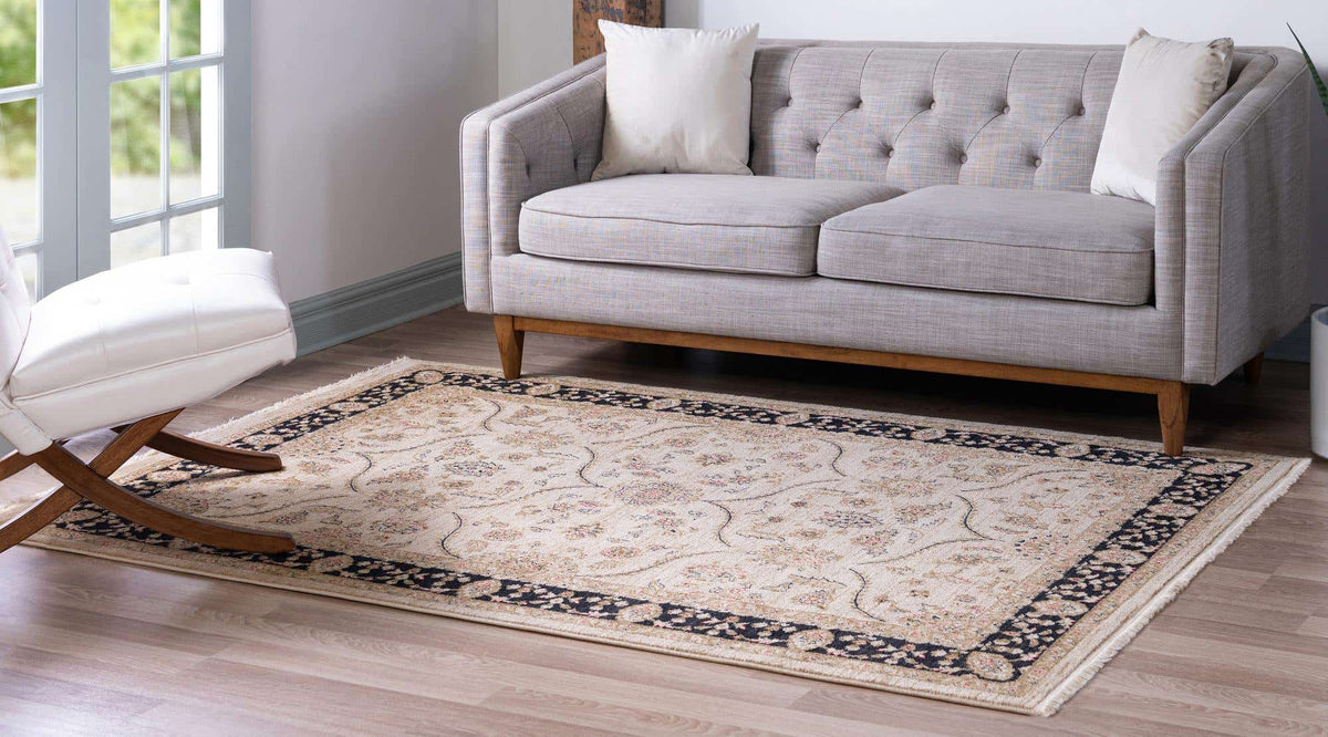 Rechteck Teppich Kensington in Beige von Hadorn™ - Lifestyle Image