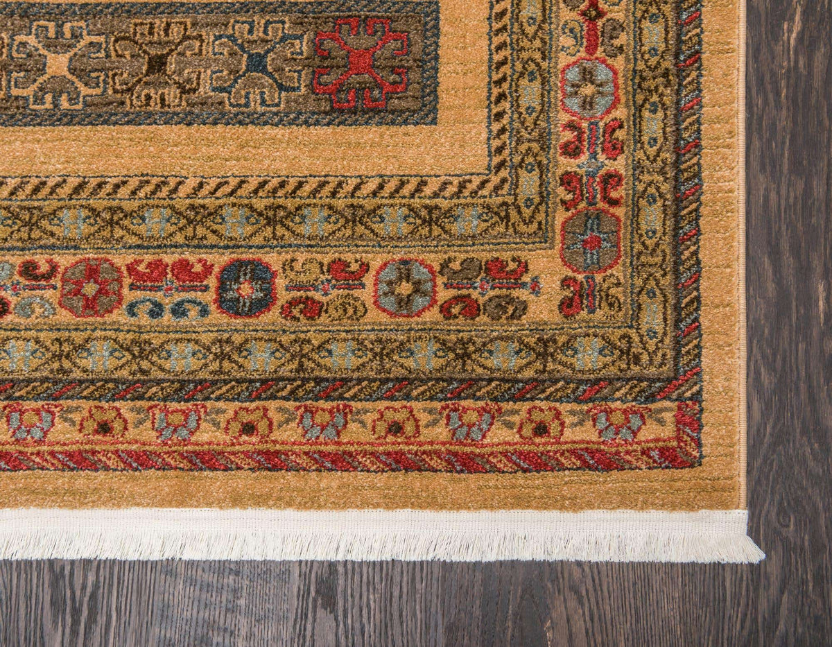 Rechteck Teppich Kashkuli Gabbeh in Braun von Hadorn™ - Lifestyle Image