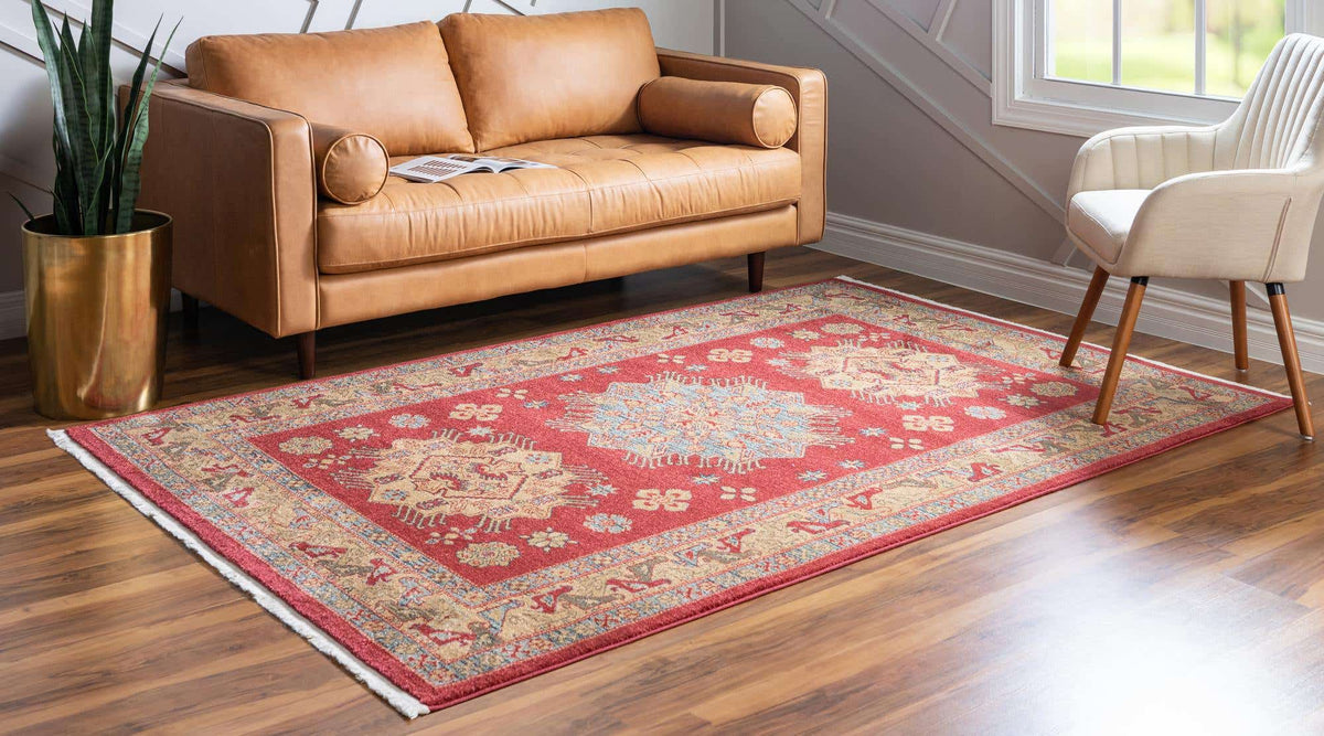 Rechteck Teppich Serapi in Rot von Hadorn™ - Lifestyle Image