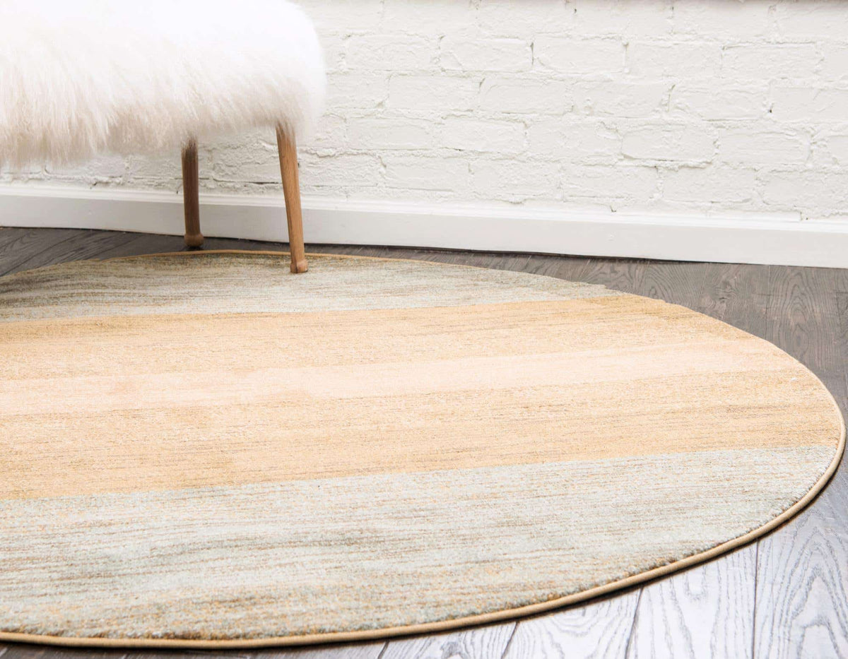 Rund Teppich Kashkuli Gabbeh in Mehrfarbig von Hadorn™ - Lifestyle Image